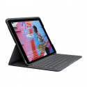 LOGITECH - Étui Clavier Bluetooth pour iPad 10.2 (7eme Génération) Slim Folio iPad 10.2 (7e, 8e et 9e génér) -  AZERTY - Gris