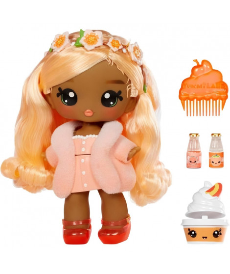 Yummiland - Grande poupée 25 cm a coiffer et câliner - Animal de compagnie + baumes a levre parfumé - Pia - Des 4ans