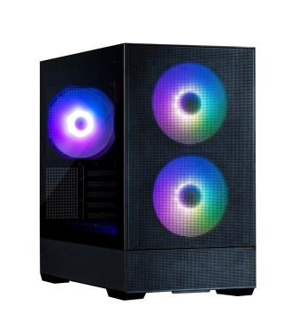 Boîtier PC Mini Tour sans alim - ZALMAN P30 AIR (Noir) - Micro ATX/Mini-ITX - 3x140mm A-RGB - Mesh - USB-C/3.0/HD Audio