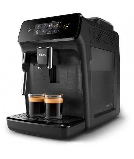 Machine a expresso broyeur automatique - PHILIPS - EP1220/00 - 1500 W - 275 g de grains - 1,8 L - Noir mat