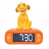 Réveil digital avec veilleuse Simba et effets sonores
