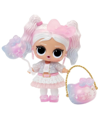 L.O.L. Surprise - Tots Hello Kitty  - 1 poupée de 7,5cm - Accesoires et sticker - Aléatoire (2 modeles)