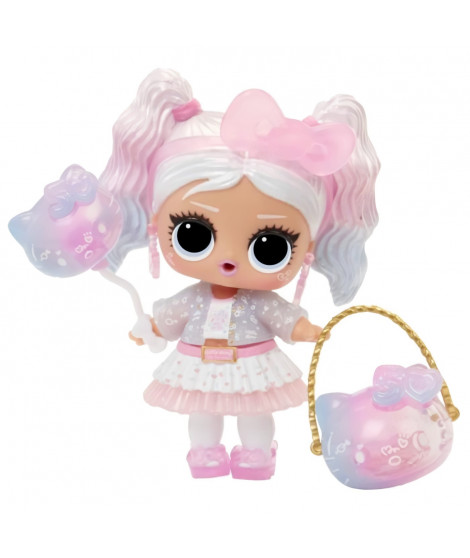 L.O.L. Surprise - Tots Hello Kitty  - 1 poupée de 7,5cm - Accesoires et sticker - Aléatoire (2 modeles)