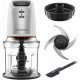 KENWOOD CHP61.00WH - Mini hachoir 0,8L - 4 lames en acier inoxydable - 500W - Base anti-dérapante - Blanc