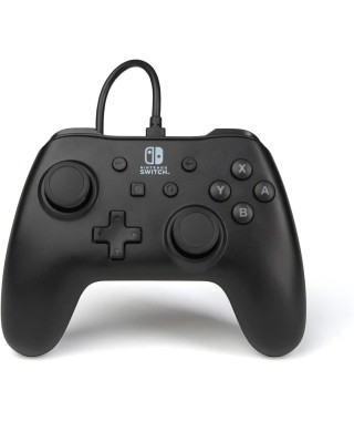 Manette Filaire - POWER A - Nintendo Switch - Noir mat