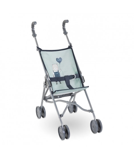 Poussette canne sauge pour poupons COROLLE - 36/42/52 cm - Légere et pliable - Des 3 ans
