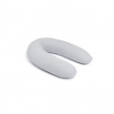doomoo Coussin de Grossesse & d'Allaitement 2 en 1 Twisty - Ultra Confort - Remplissage Microbilles ultra-fines, Gris