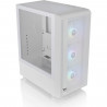 Boîtier PC Moyen Tour sans alim - THERMALTAKE S200 TG ARGB (Blanc) - ATX/Micro ATX - 3x120mm A-RGB - USB 3.0/2.0 - Verre trempé