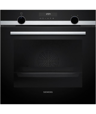 Four pyrolyse Softclose - SIEMENS IQ500 - HB578HBS7F - Noir - 8 modes de cuisson - 59,5 x 59,4 x 54,8 cm