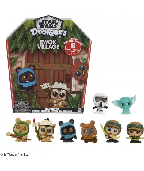Figurines a collectionner - STAR WARS - Coffret Collector Ewok - 8 figurines exclusives, a partir de 5 ans
