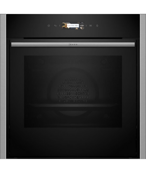 Four ecoclean Slide&Hide -NEFF  N70 - B54CR31N0F - Noir - 14 modes de cuisson - 59,5 x 59,6 x 54,8 cm