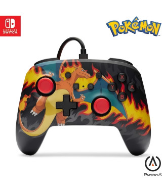 Manette Filaire - POWER A - Nintendo Switch - Charizad Firestorm
