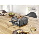 Raclette Gril - SEVERIN - RG2360 - 4 pers. - Compacte - Plaque 24 x 24 cm - Inclus 4 Poelons et spatules - Noir