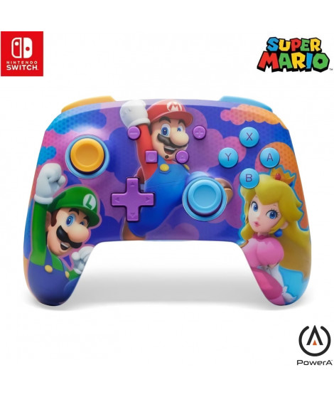 Manette sans fil - POWER A - Nintendo Switch - Super Mario Splash Heroes