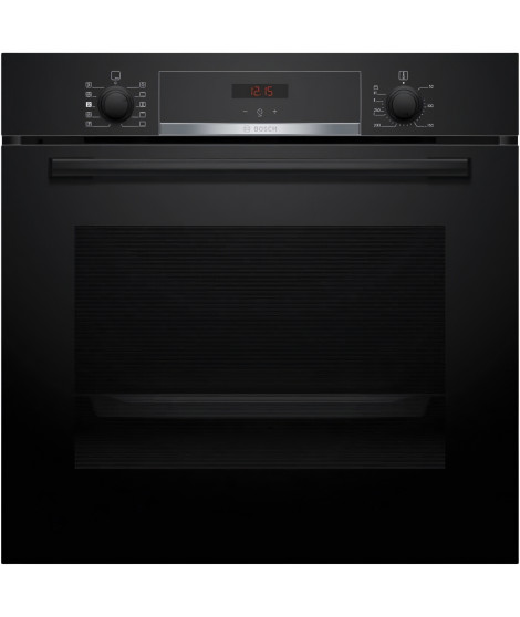 Four ecoclean - BOSCH SER4 - HQA534BB3F - Noir - 8 modes de cuisson - 59,5 x 59,4 x 54,8 cm