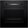 Four ecoclean - BOSCH SER4 - HQA534BB3F - Noir - 8 modes de cuisson - 59,5 x 59,4 x 54,8 cm