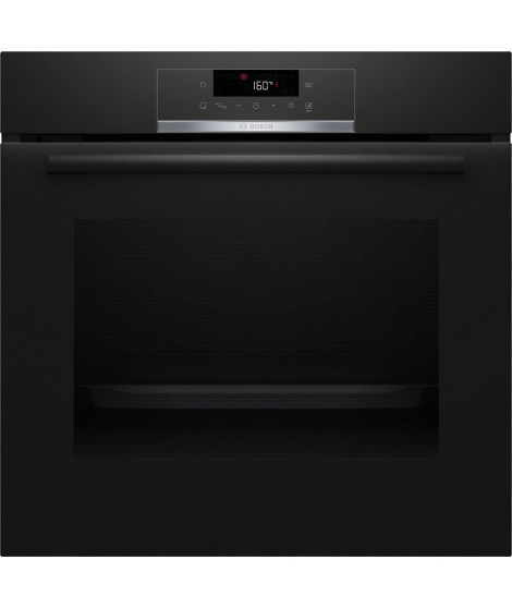 Four pyrolyse Softclose - BOSCH  SER4 - HQG572BB3F - Noir - 8 modes de cuisson - 59,5 x 59,4 x 54,8 cm