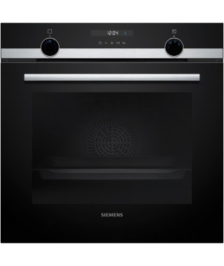 Four ecoclean Softclose - SIEMENS IQ500 - HB557GBS3F - Noir - 7 modes de cuisson - 59,5 x 59,4 x 54,8 cm