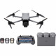 Drone - DJI - Air 3S Fly More Combo (- DJI - RC 2) - Double Caméra CMOS 1 et Télécam 70mm - 14 Stops de Plage Dynamique - RTH…