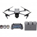 Drone - DJI - Air 3S Fly More Combo (- DJI - RC 2) - Double Caméra CMOS 1 et Télécam 70mm - 14 Stops de Plage Dynamique - RTH…