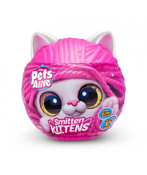Peluches Interactives - ZURU - Smitten Kittens S1 - 8 chatons a collectionner avec sons et biberon