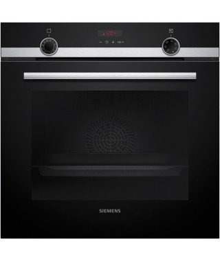 Four pyrolyse - SIEMENS IQ300 - HB574ABR3F - Noir - 7 modes de cuisson - 59,5 x 59,4 x 54,8 cm