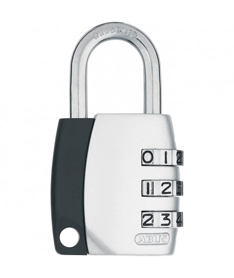 Cadenas a combinaison - ABUS - 155/30 B/DFNLI - Anse acier - Code numérique a trois chiffres personnalisable