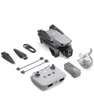 Drone - DJI - Air 3S (- DJI - RC-N3) - Double Caméra CMOS 1 et Télécaméra 70mm - 14 Stops de Plage Dynamique - RTH Intelligent
