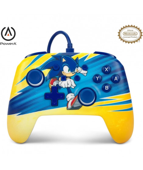 Manette Filaire - POWER A - Nintendo Switch - Sonic Boost