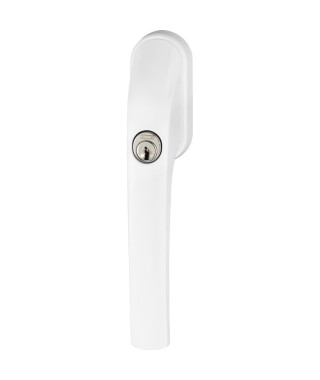 Poignée - ABUS - FG300 W CL/DFNLI - Protection double pour fenetres en plastique ou alu - Testé selon norme DIN 18267