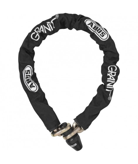 Antivol de chaîne monobloc - ABUS - 1480/150 - Maillons 14 mm - Gainage tissu - Verrouillage direct - Cylindre Xplus - 2 clés
