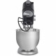 Robot pâtissier - H.Koenig - KM120 - 800 W - Bol inox 5 L - 8 vitesses - Gris mat et argent