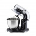 Robot pâtissier - H.Koenig - KM80 - 1000 W - Bol inox 5,5 L - 4 vitesses - Noir, rouge, gris
