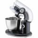 Robot pâtissier - H.Koenig - KM80 - 1000 W - Bol inox 5,5 L - 4 vitesses - Noir, rouge, gris