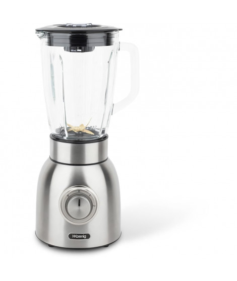 Blender - H.Koenig - MXK32 - 1000 W - 1,5 L - Lame titane - 2 vitesses + Pulse