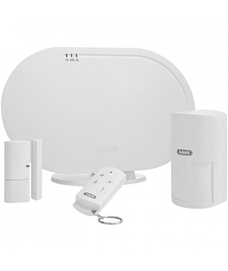 Kit de base domotique - ABUS - FUAA35001A - Installation facile - Plug and Play - Détecteurs préconfigurés