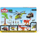 Set de Construction - ZURU - Dino Adventure Dino Hunt (592 pieces) - Aventure préhistorique avec dinosaures et véhicules