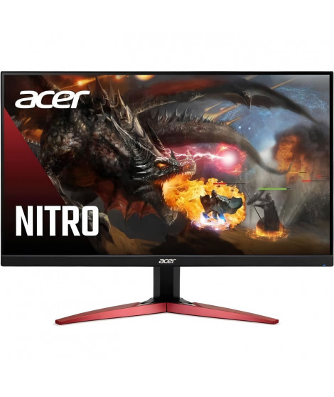 Ecran PC - ACER - KG241Y P3bip - 23,8 FHD - Dalle VA - 180Hz - 0,5ms - 1 HDMI 1 DP - AMD FreeSync Premium - Noir