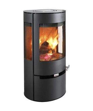 Poele a bois - ADURO 9 - 50291 - 6 KW - Noir