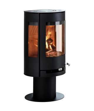 Poele a bois - ADURO 9.3 - 50294 - 6 KW - Noir