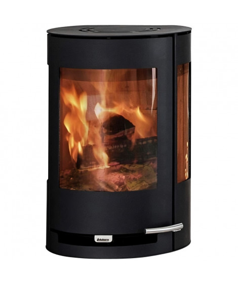Poele a bois suspendu - ADURO 9.4 - 50295 - 6 KW - Noir