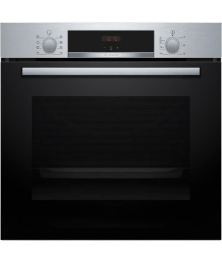 Four encastrable Ecoclean - BOSCH SER4 - Inox - 71 L - Classe énergie A+ - 59,5 x 59,4 x 54,8 cm