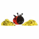 Fluffies Stuffiez - Peluche ASMR a personnaliser - Abeille/Coccinelle - Rembourrage a retirer et découvrir un autre personnag…