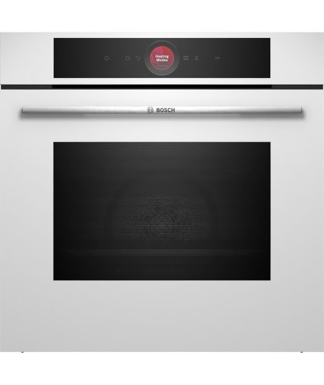 Four multifonction pyrolyse Softclose - BOSCH SER8 - HBG7741W1F - Blanc - 71 L - Classe énergie A+ - 59,5 x 59,4 x 54,8 cm