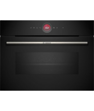 Four combiné micro-ondes encastrable Softclose - BOSCH SER8 - CMG7241B1F - Noir - 45 L - 45,5 x 59,4 x 54,8 cm
