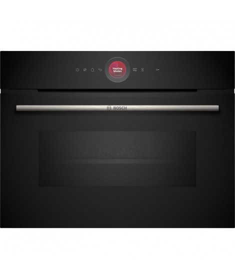 Four combiné micro-ondes encastrable Softclose - BOSCH SER8 - CMG7241B1F - Noir - 45 L - 45,5 x 59,4 x 54,8 cm