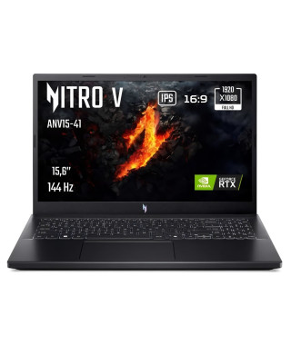 PC Portable Gamer -ACER -Nitro V 15 ANV15-41-R85W -15,6 FHD 144Hz IPS -Ryzen 5 7535HS -RAM 16Go -512Go SSD -RTX 4050 -Sans wi…