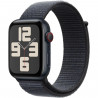 Apple Watch SE GPS + Cellular - 44mm - Boîtier Midnight Aluminium - Bracelet Ink Sport Loop