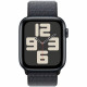 Apple Watch SE GPS + Cellular - 44mm - Boîtier Midnight Aluminium - Bracelet Ink Sport Loop