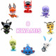 Bandai - Miraculous - Pack de 8 kwamis  Collection de Mini-figurines - P50532